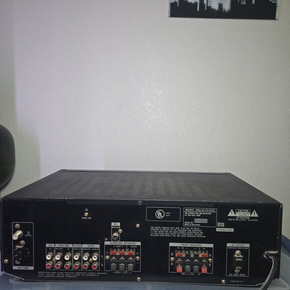 Sony STR-DE325 FM Stereo FM/AM Receiver Audio/Video Control Center Tested Works - Picture 5 of 7